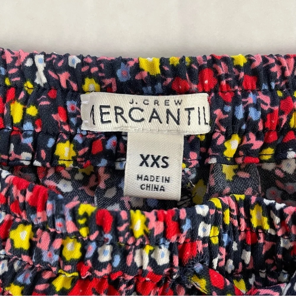 J.‎ Crew Mercantile Easy Pull On Shorts Ditsy Floral Print Size XXS